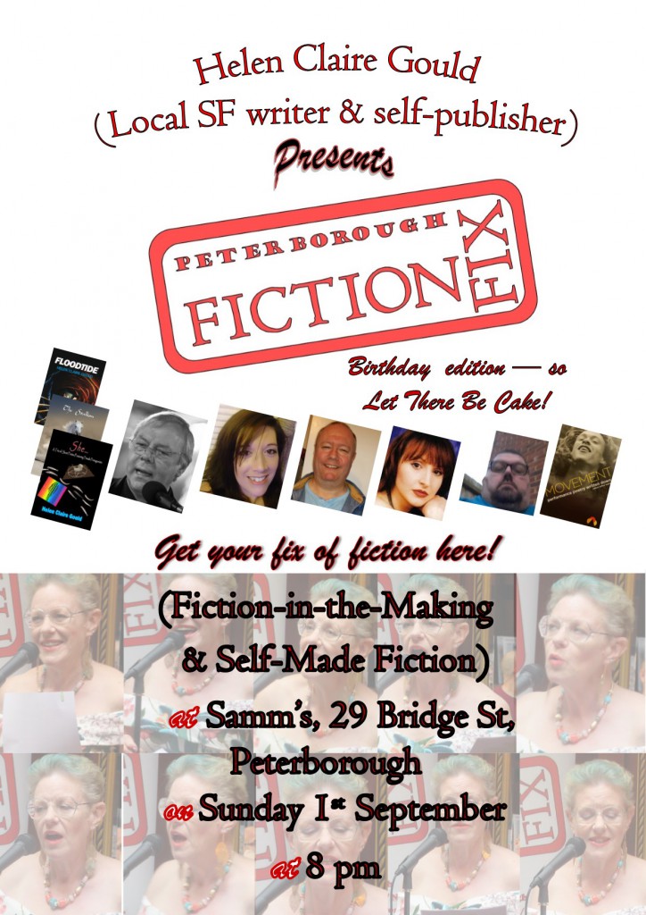 September poster for Fiction Fix