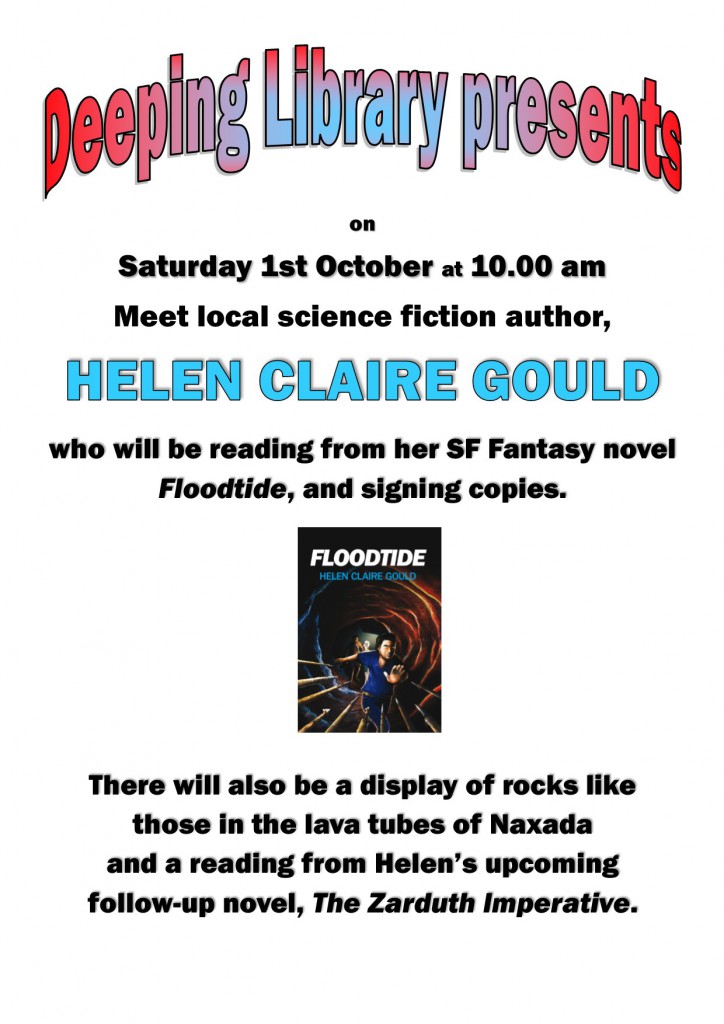 Author Event at Deepings Library for Helen Claire Gould