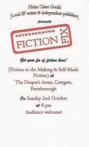 Peterborough Fiction Fix next meeting