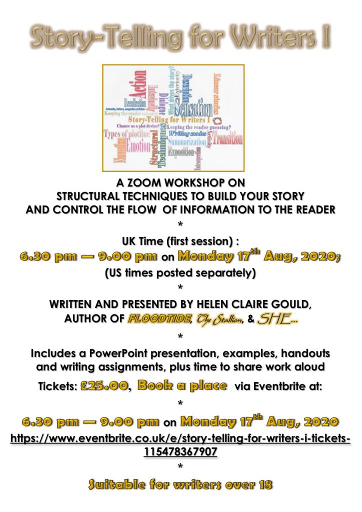 Poster for Story-Telling for Writers I UKI