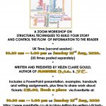 Poster for Story-Telling for Writers I - second UK workshop