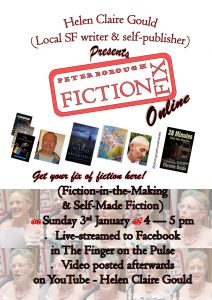 Poster for Fiction Fix Online, January 2021