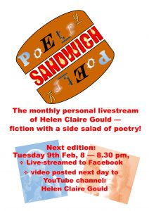 Poetry Sandwich poster February