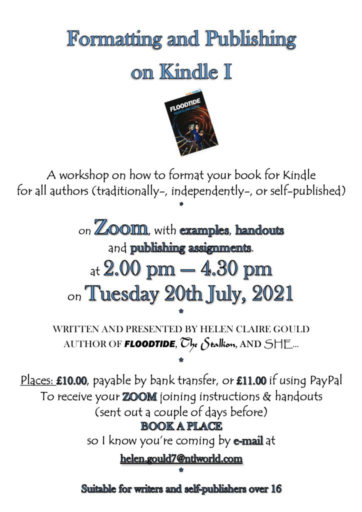 July 2021 Formatting and Publishing on Kindle I