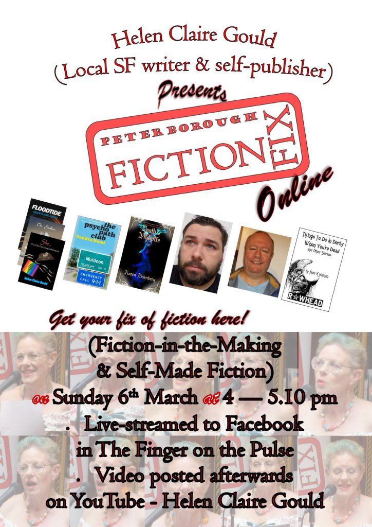 Poster for March Fiction Fix Online